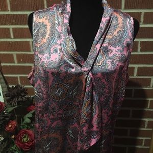 Notions Sleeveless Silk Blouse 👚